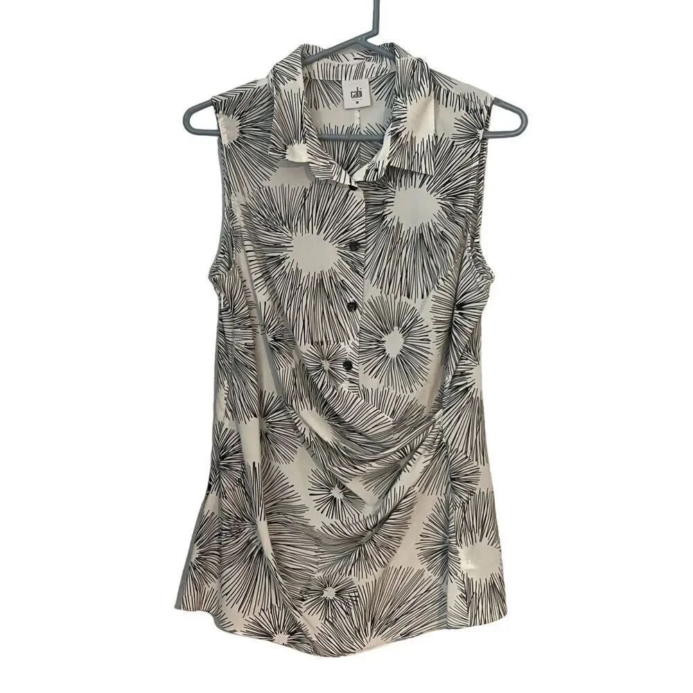 CAbi #5228 Priority Sleeveless Blouse Women’s Size Medium